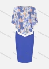 Wholesale Women's Elegant Patchwork Splicing Pencil Skirt 2 Piece Set - Liuhuamall