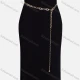 Wholesale Metal Waist Chain QDLF2316# Gold Clothing Wholesale Market Liuhua