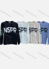 Wholesale Men's 100%Cotton Casual Letter Print Round Neck Long Sleeve T-Shirt - Liuhuamall