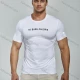 Wholesale Men's Athletic Workout Breathable Quick Dry Short Sleeve T-shirt 8032# White Clothing Wholesale Market Liuhua