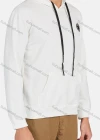 Wholesale Men's Casual Long Sleeve Patch Label Drawstring Hooded Sweatshirt - Liuhuamall