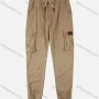 Wholesale Men's Casual Plain Flap Pocket Drawstring Cargo Pant preview