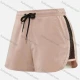 Wholesale Women's Athletic Workout Plain Drawstring Mesh Splicing Elastic Waist Shorts 0207# Melon Clothing Wholesale Market Liuhua