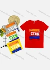 Wholesale Boy's Casual Letter Print Round Neck Short Sleeve Tee - Liuhuamall