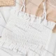 Wholesale Women's Casual Sexy Plain Spaghetti Strap Shirred Built-in Bra Lingerie F88# White Clothing Wholesale Market Liuhua