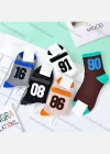 Wholesale Men's Athletic Crew Socks Thick Long Colorblock Basketball Socks - Liuhuamall