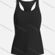 Wholesale Women's Sporty Plain Breathable Mesh Moisture Wicking Fitness Yoga Tank Top Black Clothing Wholesale Market Liuhua