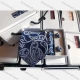 Wholesale Men's Fashion Paisley Embroidery Tie & Pocket Square & Pair Cufflinks Sets Blue Clothing Wholesale Market Liuhua