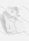 Wholesale Men's Formal Stand Collar Long Sleeve Buttons Texture Plain Shirt - Liuhuamall