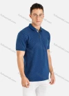 Wholesale Men's Short Sleeve Casual Allover Print Polo Shirt - Liuhuamall