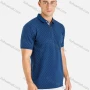 Wholesale Men's Short Sleeve Casual Allover Print Polo Shirt preview