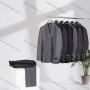 Wholesale Men's Business Lapel Single Breasted Striped Flap Pockets Blazer Jacket & Pants 2 Piece Set X8017# preview