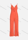 Wholesale Women's Boho Plain Twist Crop Cami Top & Pant Sets - Liuhuamall