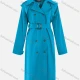 Wholesale Women's Casual Plain Lapel Double Breasted Long Sleeve Long Trench Coat With Belt 29# Clothing Wholesale Market Liuhua
