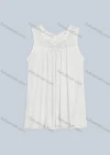 Wholesale Women's Casual Rhinestone Decor Embroidery Lace Tank Top - Liuhuamall