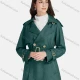Wholesale Women's Casual Plain Lapel Long Sleeve 3 Buttons Pockets Trench Coat With Belt 21025# 10# Clothing Wholesale Market Liuhua