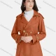Wholesale Women's Casual Plain Lapel Long Sleeve 3 Buttons Pockets Trench Coat With Belt 21025# 8# Clothing Wholesale Market Liuhua