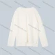 Wholesale Women's Casual V Neck Drop Shoulder Split Side High Low Hem Plain Sweater White Clothing Wholesale Market Liuhua