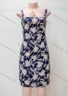 Wholesale Women's Casual Floral Print Short Cami Dress - Liuhuamall