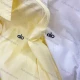Wholesale Women's Minimalist Cotton Polo Shirt, Double Button Embroidery Loose Long Sleeve Top, New for Spring & Autumn Yellow Clothing Wholesale Market Liuhua