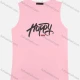 Wholesale Men's 100%Cotton Casual Crew Neck Sleeveless Letter Graphic Tank Top MS2012# 10# Clothing Wholesale Market Liuhua
