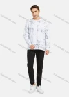Wholesale Men's Athletic High Stretchy Crew Neck Marble Print Long Sleeve Sweatshirt - Liuhuamall