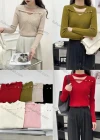 Wholesale Women's Casual Crew Neck Long Sleeve Hollow Out Blouse - Liuhuamall