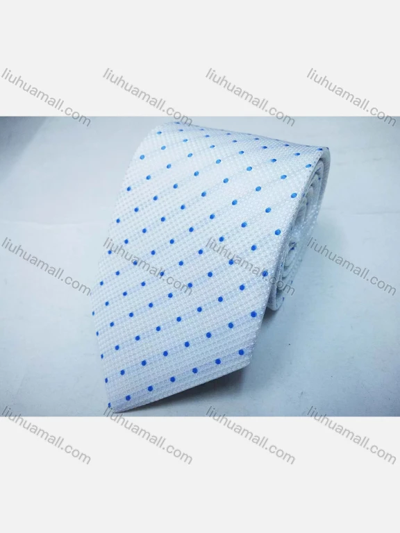 Wholesale Men's Formal Pin Dot Print Tie & Pocket Square & Pair Cufflinks Sets