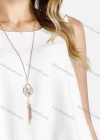 Wholesale Women's Casual Plain Layered Round Neck Ruffle Hem Blouse - Liuhuamall