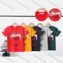Wholesale Boy's Casual Letter Print Round Neck Short Sleeve Modal Cotton Tee preview