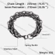 Wholesale Stainless Steel Carved Bracelet GS0122# Silver Clothing Wholesale Market Liuhua