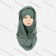 Wholesale Women's Casual Plain Pearl Decro Long Arabic Muslim Hijab Turban Scarf 11# Clothing Wholesale Market Liuhua