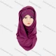 Wholesale Women's Casual Plain Pearl Decro Long Arabic Muslim Hijab Turban Scarf 2# Clothing Wholesale Market Liuhua
