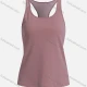 Wholesale Women's Sporty Plain Breathable Mesh Moisture Wicking Fitness Yoga Tank Top Pink Clothing Wholesale Market Liuhua