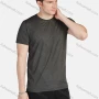 Wholesale Men's Athletic Sporty Breathable Striped Round Neck Short Sleeve Tee 204# preview