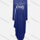 Wholesale Women's African Crew Neck Letter Long Sleeve Patch Pocket Loose Fit Dress 8811# 15# Clothing Wholesale Market Liuhua
