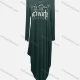 Wholesale Women's African Crew Neck Letter Long Sleeve Patch Pocket Loose Fit Dress 8811# 18# Clothing Wholesale Market Liuhua