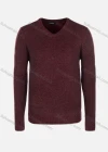 Wholesale Men's Casual Slim Fit V Neck Long Sleeve Plain Knit Wool Blend Sweater 8801# - Liuhuamall