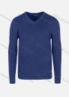Wholesale Men's Casual Slim Fit V Neck Long Sleeve Plain Knit Wool Blend Sweater 8801# - Liuhuamall
