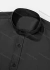 Wholesale Men's Business Mandarin Collar Short Sleeve Button Down Dress Shirts - Liuhuamall