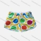 Wholesale Women's Vacation Allover Print Pockets Drawstring Beach Shorts Yellow Clothing Wholesale Market Liuhua