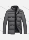 Wholesale Men's Casual Plain Turtle Neck Zipper Down Jacket - Liuhuamall