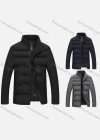 Wholesale Men's Casual Plain Turtle Neck Zipper Down Jacket - Liuhuamall