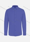 Wholesale Men's Business Plain Long Sleeve Shirt - Liuhuamall
