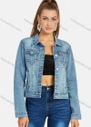 Wholesale Women's Casual Distressed Ripped Flap Pockets Long Sleeve Button Down Denim Jacklet - Liuhuamall
