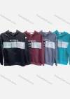 Wholesale Men's 100%Cotton Casual Letter Print Drawstring Round Neck Long Sleeve Hoodie - Liuhuamall
