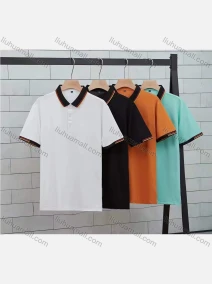 Wholesale Men's Casual Short Sleeve Polo Shirt, LIUHUA CLOTHING WHOLESALE