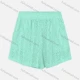 Wholesale Women's Vacation Embroidery Lace Hollow Out Plain Elastic Waist Shorts Mint Green Clothing Wholesale Market Liuhua