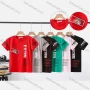 Wholesale Boy's Casual Letter Print Round Neck Short Sleeve Modal Cotton Tee preview