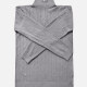 Men's Casual Plain Quarter Zip High Neck Long Sleeve Knit Sweater 5# Clothing Wholesale Market -LIUHUA